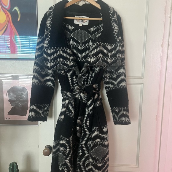 DIESEL Oversized sweater coat. One size - Picture 2 of 10